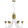 SL1241.203.06 Люстра подвесная ST-Luce Золотистый/Белый E14 6*40W VETRANO