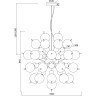 Подвесная люстра Bolla MOD133PL-08BS