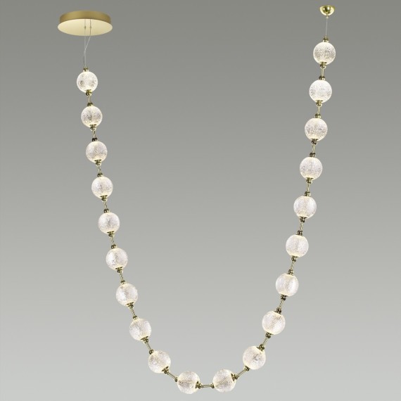 Подвесной дизайнерский светильник Odeon Light LED 80W 4000K 4400Лм CRYSTAL 5008/80L