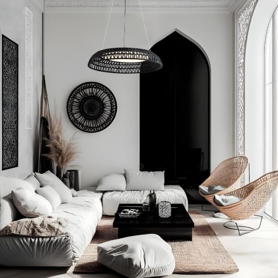 4752-5P, Подвесная люстра, D500xH200/1300, LEDx20W, 1200LM, 3000K, included