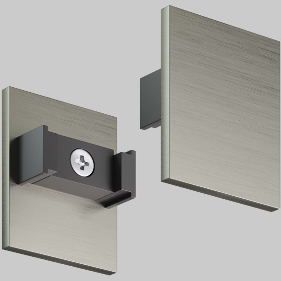 TR5735H-DN Торцевые заглушки 2шт (при монтаже с экраном) Denkirs Shine 48V