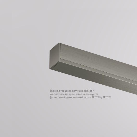 TR5735H-DN Торцевые заглушки 2шт (при монтаже с экраном) Denkirs Shine 48V