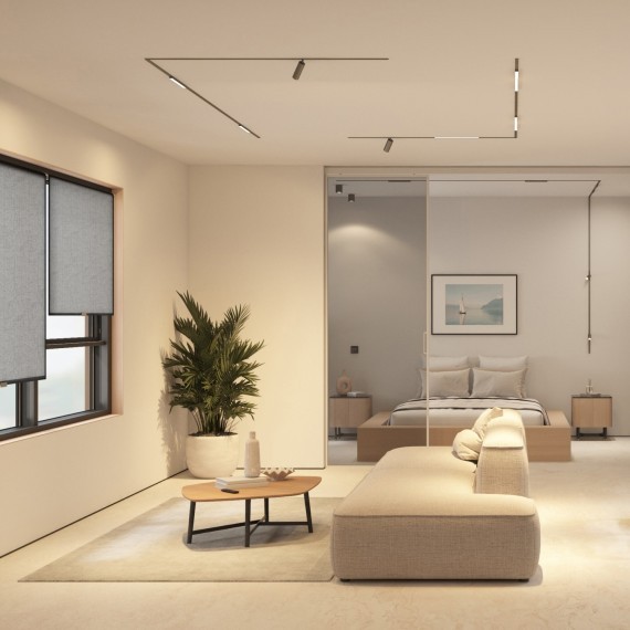 DK7405-BK Сенсорная беспроводная панель управления умным домом (SMART светильниками) поддержка Wi-Fi / Zigbee 3.0 / Bluetooth, Tuya / Smart Life / Алиса), алюминий + закалённое стекло