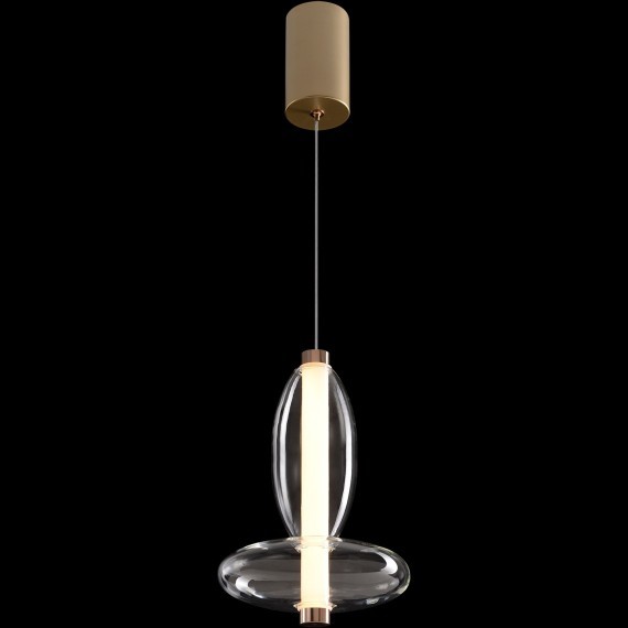 Светильник подвесной Crystal Lux QUASAR SP7W LED TRANSPARENT 3791/207