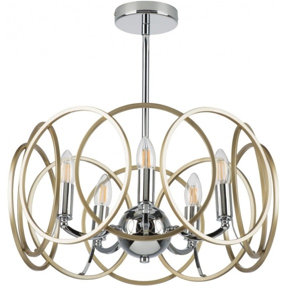 Люстра потолочная Lightstar 713053 Regolo под лампы 5xE14 200W