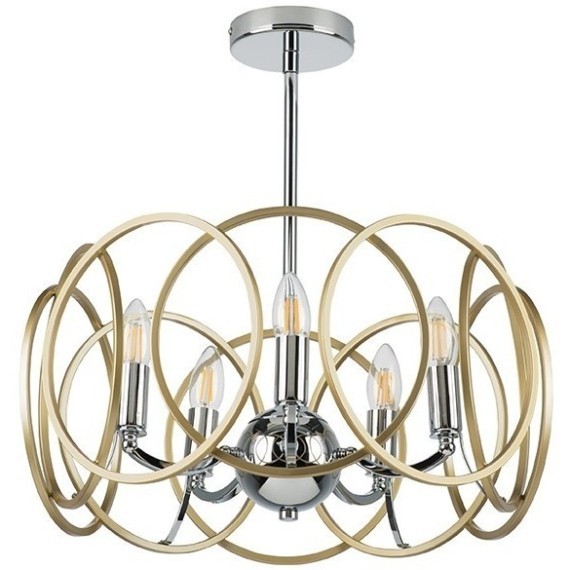 Люстра потолочная Lightstar 713053 Regolo под лампы 5xE14 200W