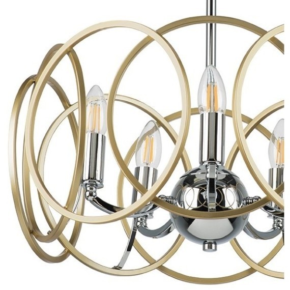 Люстра потолочная Lightstar 713053 Regolo под лампы 5xE14 200W