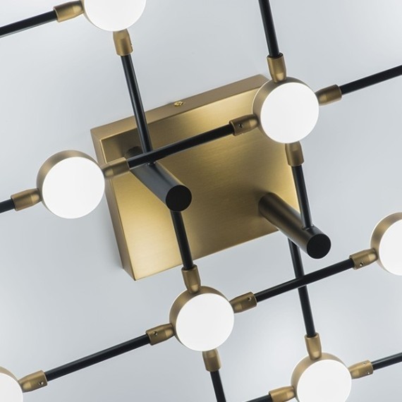 Люстра потолочная Lightstar 745147 Bergamo светодиодная 10xLED 500W