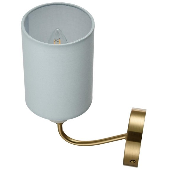 6590/1W CLASSI LN24 латунь/мятный зеленый, металл, керамика/текстиль Бра E14 1*40W 220V ANRI