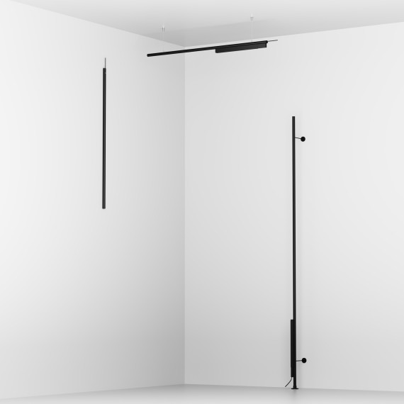 Шинопровод 2м скругленный накладной/подвесной Maytoni Levity TRX184-R-112B