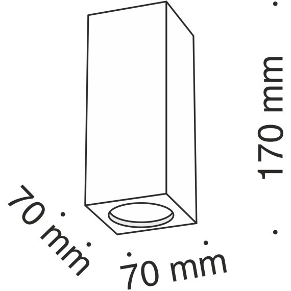 Потолочный светильник Technical C006CW-01W