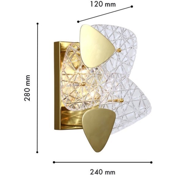 Настенный светильник Krakle 4249-2W
