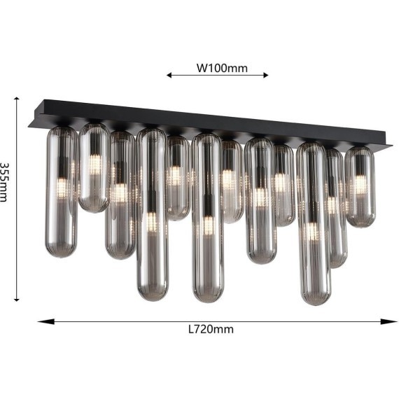 Потолочный светильник Stalactit 4454-12P