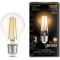102902115 Лампа Gauss Filament А60 15W 1400lm 2700К Е27 LED 1/10/40