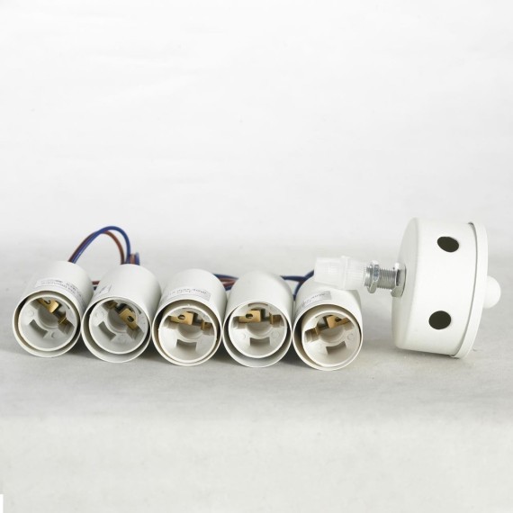 Люстра подвесная Lussole LSP-8716 ALLEN IP21 под лампы 5xE14 200W