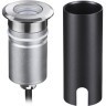 Встраиваемый грунтовый светильник IP67 LED 3W 3000K 12V/24V Odeon Light INGRO (нужен драйвер 357781/357782) 6660/1GL3
