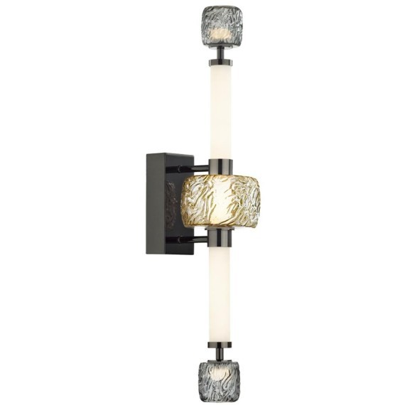 5427/28WL L-VISION ODL_EX24 21 черный хром/белый/дымчатый/коньячный/металл/стекло/акрил Бра LED 28W 3000K KLIFF