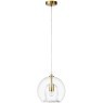 Светильник подвесной Crystal Lux LUISA SP1 BRASS/TRANSPARENT
