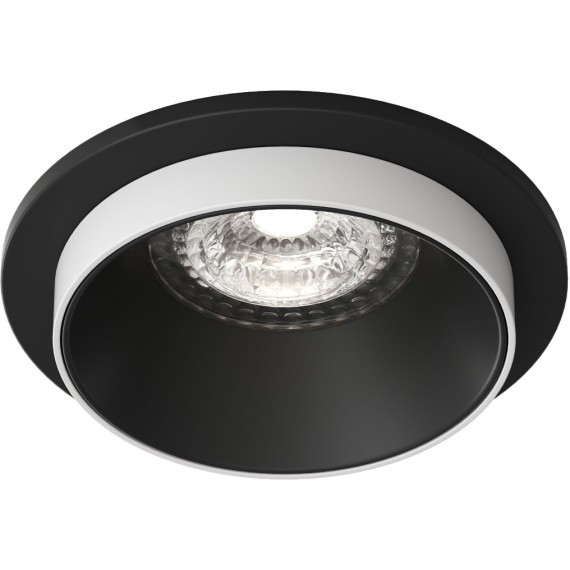 DK2400-BK Встраиваемый светильник, IP 20, 50 Вт, GU10, черный, алюминий