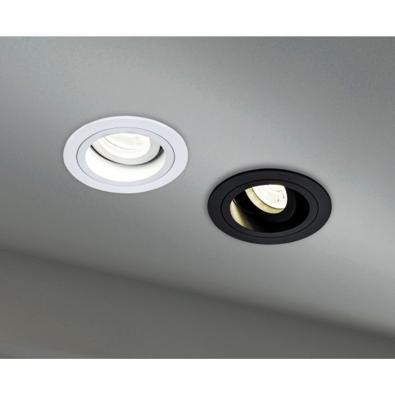 Встраиваемый светильник Maytoni DL025-2-01B Atom под лампу 1xGU10 50W