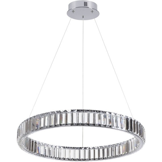 Люстра подвесная кольцевая хрустальная Odeon Light LED 36W 4000K 4280Лм VEKIA 4930/36L