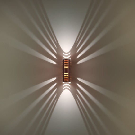 Светильник ландшафтный настенный IP65 LED 2*5W 3000К NOVOTECH NETZ 359539 