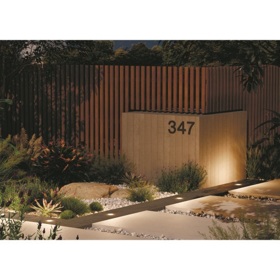 Уличный напольный/встраиваемый ландшафтный светодиодный светильник 2Вт 120лм 3000К RA80 Maytoni Outdoor Brill O474FL-L2GF3K