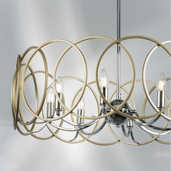 Люстра потолочная Lightstar 713083 Regolo под лампы 8xE14 320W