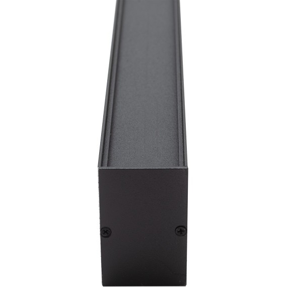 DK9153-BK Линейный черный светодиодный влагозащищенный светильник 150см, накладной/подвесной, тросы 2м в компл.42Вт 3300Лм 3000К 120° CRI90 RAL9005 IP44 DENKIRS HALS