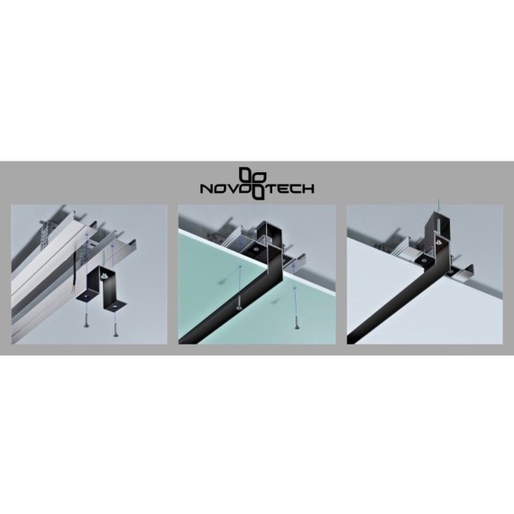 358542 Трековый светодиодный светильник Novotech Flum CRI90+ 4000К 960Лм 38° 12W