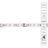 A2412008-01-3K Светодиодная лента 24В 9,6Вт/м 1000Лм/м 3000К CRI 90+ 8мм SMD2835 120шт/м 5м IP20