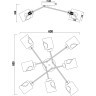 Люстра потолочная Freya FR5095CL-08G Isabella под лампы 8xE14 40W