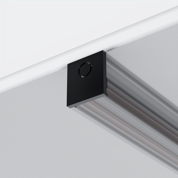 Комплект из 2 боковых заглушек для накладного низкопрофильного шинопровода TRAM034EC-41B