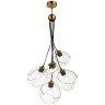 SLE103103-06 Светильник подвесной Золотистый/Прозрачный E27 6*60W SATTURO