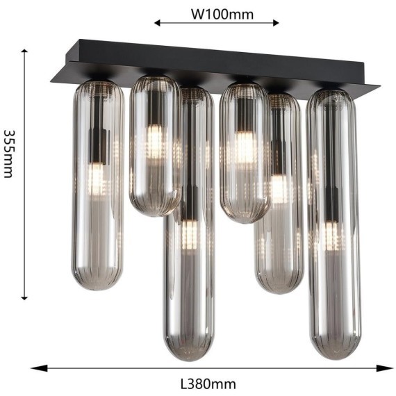 Потолочный светильник Stalactit 4454-6P