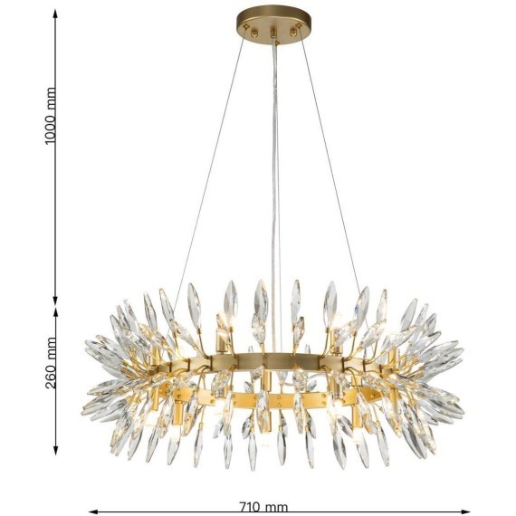 Подвесная люстра Rays 4058-14P