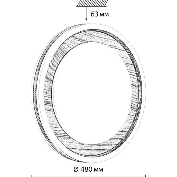 Настенно-потолочный светильник СОНЕКС MAVI WOODMAVI WOOD 7681/EL