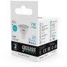 13527 Лампа Gauss LED Elementary MR16 GU5.3 7W 550lm 4100K 1/10/100
