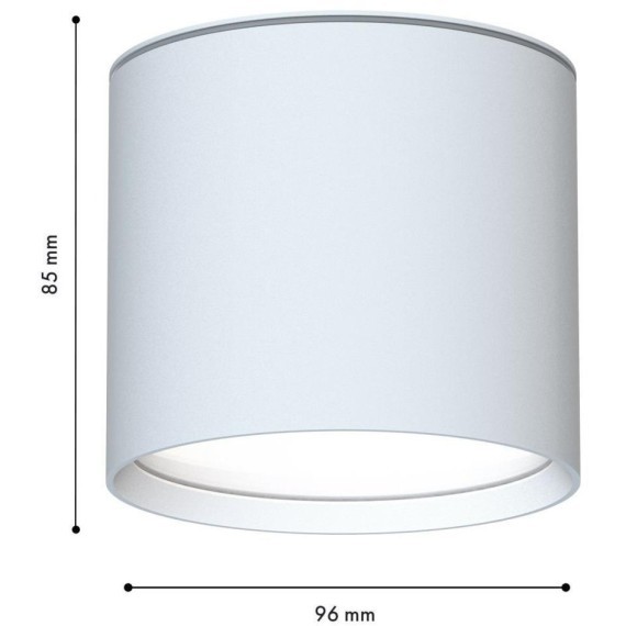 4664-1U, уличный светильник, D96xH85, 1xGX53LEDx15W, IP54, excluded