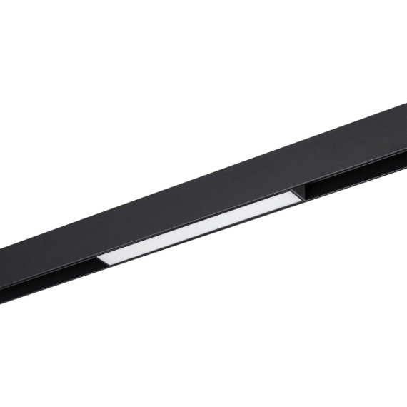 359936 Черный трековый линейный светильник 22см с перекл. цв. темп. 3000;4000;6000К (токопроводящий) 220В 10Вт 120° 600Лм CRI90 Novotech VECTOR