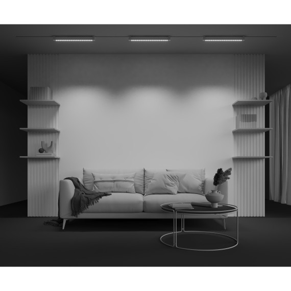 Однофазный двужильный светодиодный трековый светильник Maytoni Unity TR010-1-20W4K-M-W Points Rot 4000К 1500Лм CRI90+ 36° 20Вт