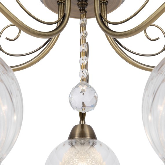 Люстра потолочная Freya FR2662-PL-05-BZ Nella под лампы 5xE14 40W