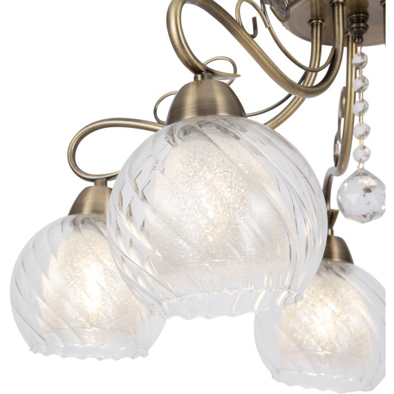 Люстра потолочная Freya FR2662-PL-05-BZ Nella под лампы 5xE14 40W