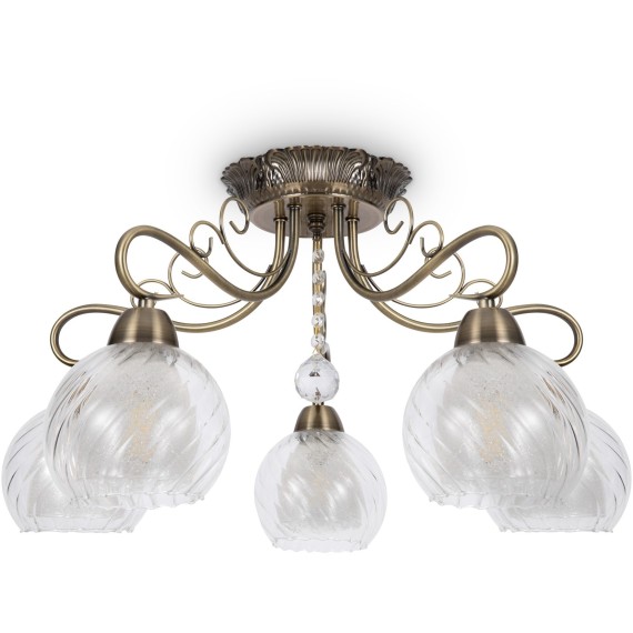 Люстра потолочная Freya FR2662-PL-05-BZ Nella под лампы 5xE14 40W