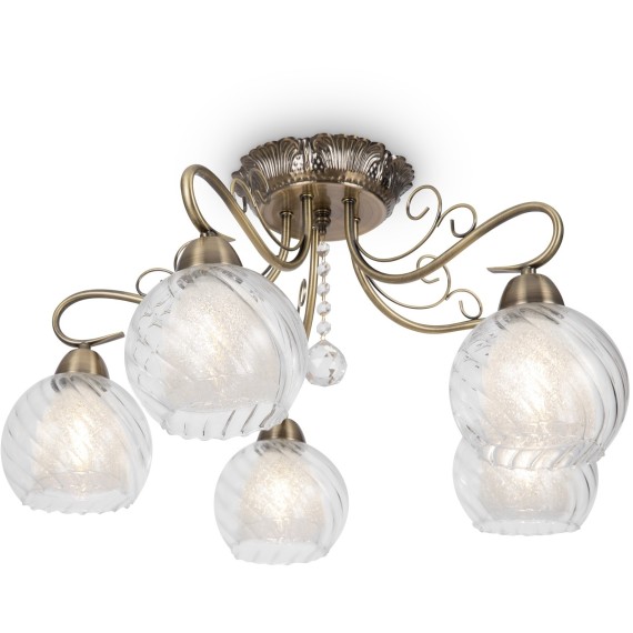 Люстра потолочная Freya FR2662-PL-05-BZ Nella под лампы 5xE14 40W