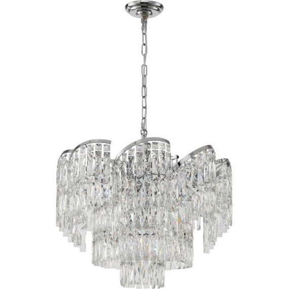 Люстра подвесная хрустальная 2176/09/12P Stilfort, серия Sapparo