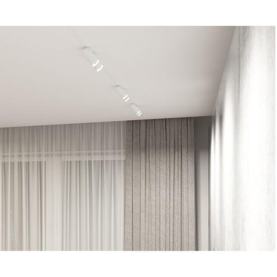 DK8012-WH Трековый магнитный светодиодный SMART (TUYA, Алиса, Wi-Fi, пам. настроек) светильник Denkirs SMART 220V CRI90+ 3000-6000К 1560Лм 24° 18Вт