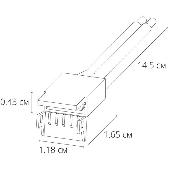Коннектор (5 шт) ввода питания для 10мм светодиодной (240 и 120 LED/M) ленты Arte Lamp STRIP-ACCESSORIES A30-10-1CCT