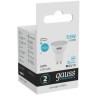 13626 Лампа Gauss LED Elementary MR16 GU10 5.5W 450lm 4100К 1/10/100