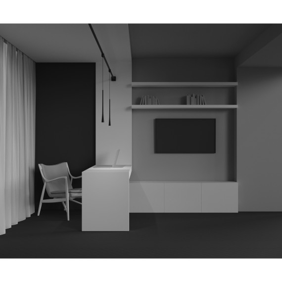 TR167-1-7W3K-M-B Светодиодный светильник на резиновый шинопровод Maytoni Elasity CRI90+ 3000К 220Лм 38° 7Вт